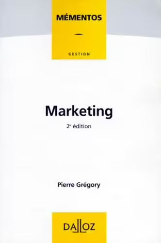 Marketing - Grégory Pierre